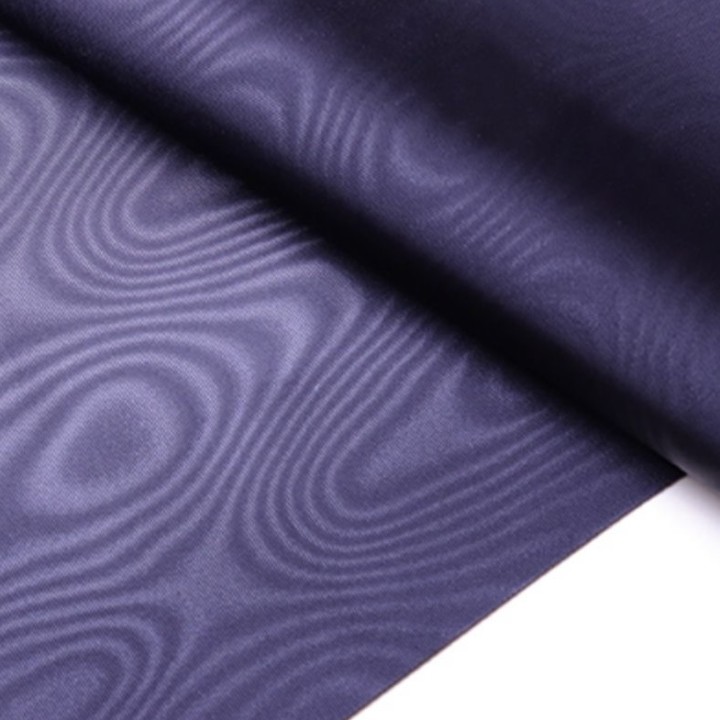 Black Moire Effect Wallet Lining Material